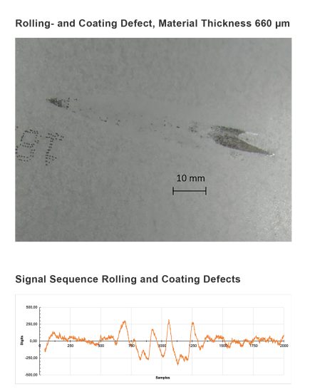 Rolling and Coating Defect, Material Thickness 660 µm_highres Rolling and Coating Defect, Material Thickness 660 µm_highres
